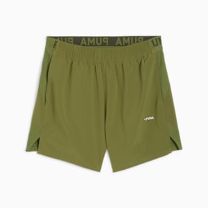 Men's Ultrabreathe 5" Stretch Training Shorts, Olive Green, extralarge-IND